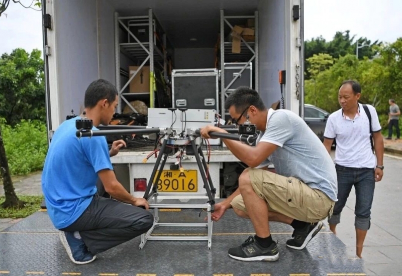 “山竹”過境，系留式無人機(jī)高空基站再顯神通